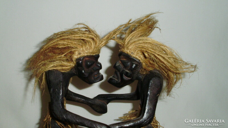 Afrikai faszobor - férfi, nő