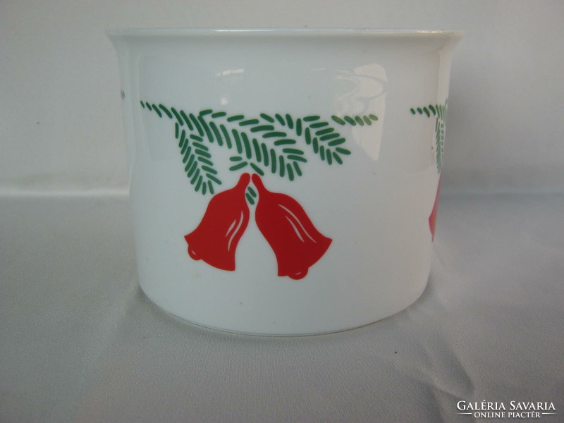 Zsolnay porcelán karácsonyi kaspó