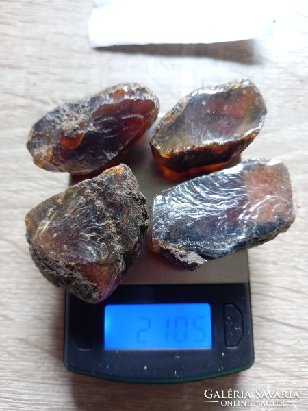 Blue amber from Indonesia 57 gr