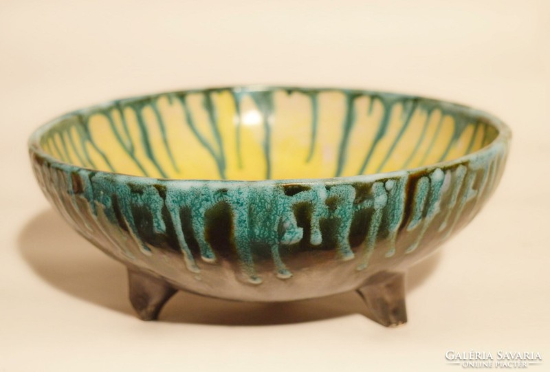 Ceramic serving bowl.