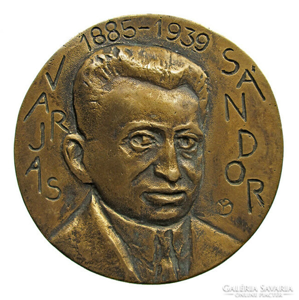 Sándor Varjas 1885-1939 /philosopher/ commemorative medal