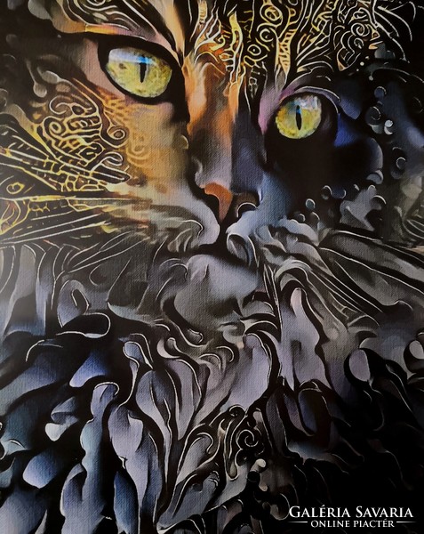 Fk/376 - léa roche – shadow - cat (1/20) – giclée print