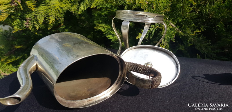 The only one to be found! 1816 Antique silver gilded kettle