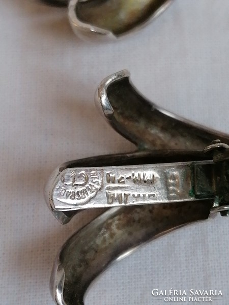 Mexican silver ear clip 60s