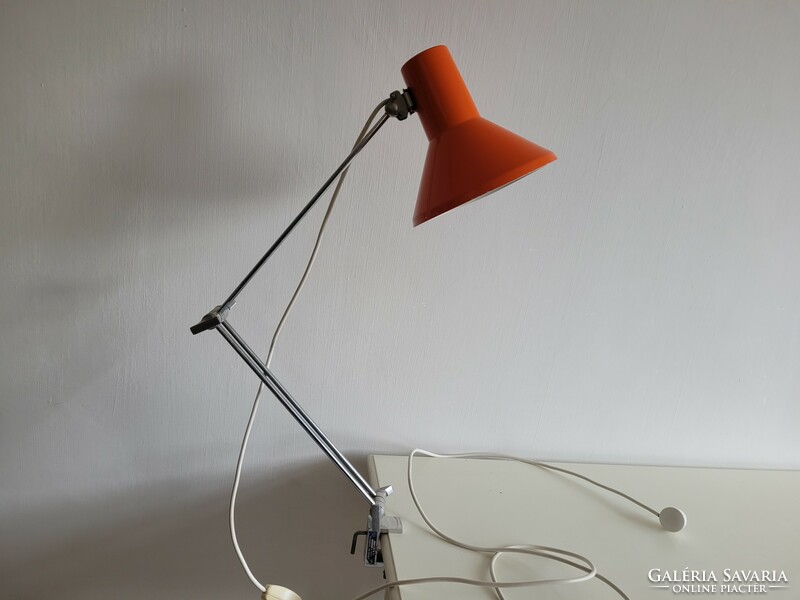 Old retro deer long arm adjustable table lamp mid century desk lamp