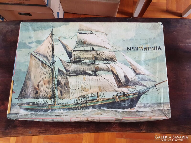Brigantina szovjet hajómodell új