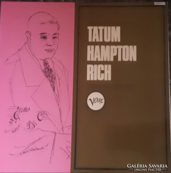 HAMPTON - TATUM - RICH TRIO    JAZZ LP  BAKELIT LEMEZ  VINYL