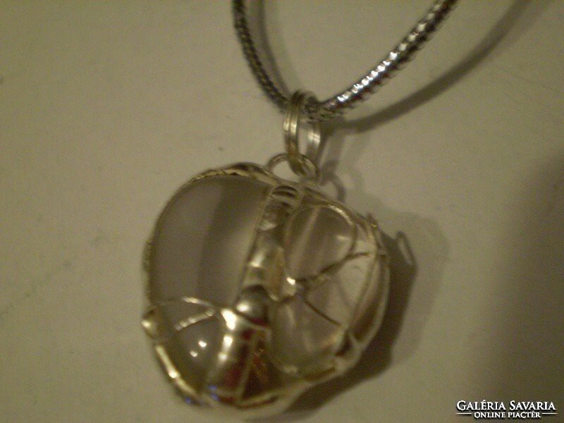Valentinar discounted, silver-plated heart rhinestone chain