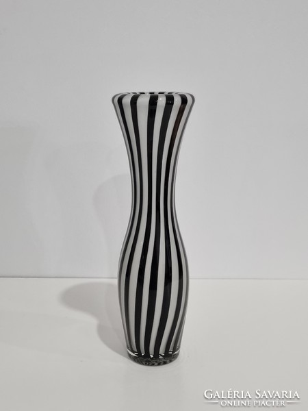 Leonardo design  művészi üveg váza-30 cm