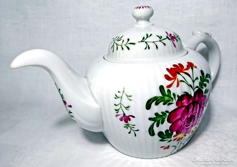 Tee aufguss system von eduscho decor handgemalt nippon teapot.
