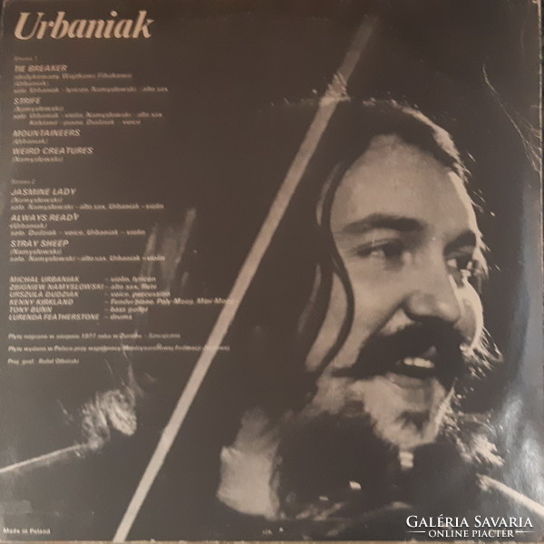Michal urbaniak jazz vinyl record vinyl