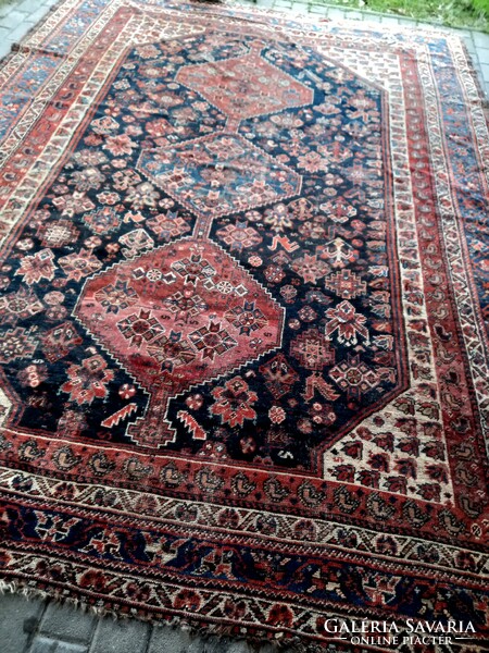 Antik 1880 Shiraz kézi csomózású szőnyeg ALKUDHATÓ