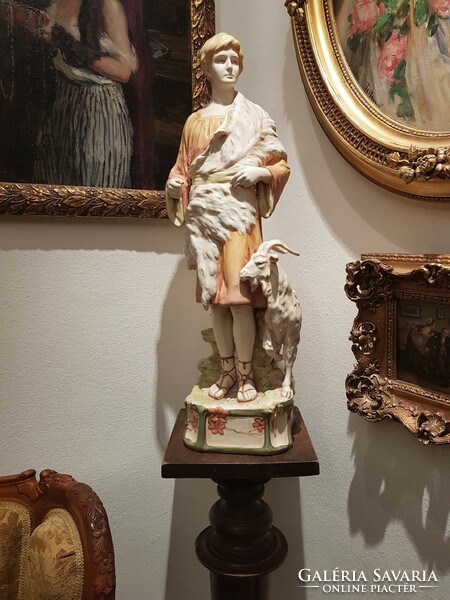 Huge royal dux porcelain statue around 1900 71 cm