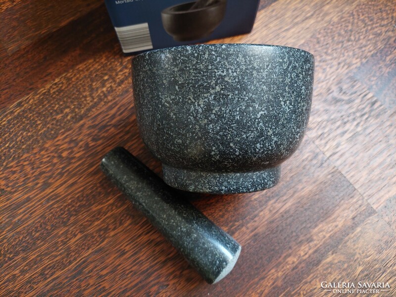 A large granite mortar is an eternal piece