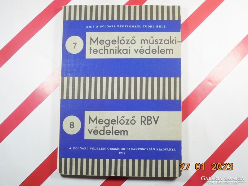 Preventive technical technical protection preventive rbv protection - civil protection training book