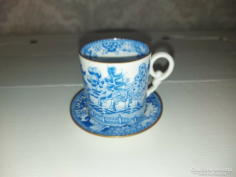 Antique English Copeland Spode Porcelain Mocha Cup (2)