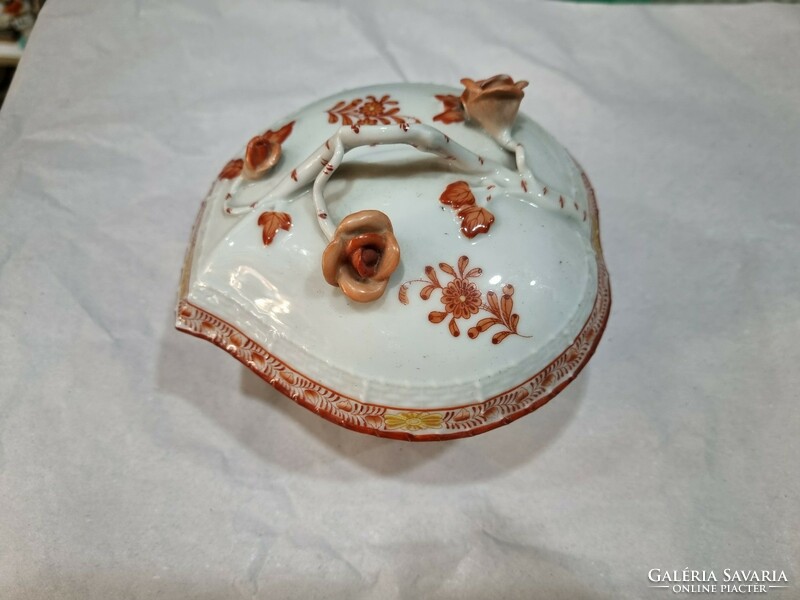 Old Herend porcelain bonbonier