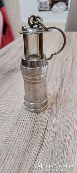 Small carbide lamp, miner's lamp. 15 cm.