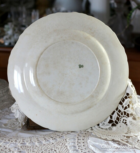 Antik Minton's fajansz tányér, nagy méret