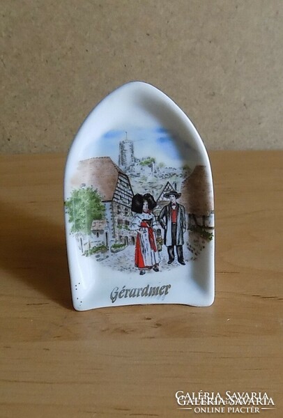 Franciaország Gérardmer emlék porcelán polc dísz 5* 7,5 cm (2/p)