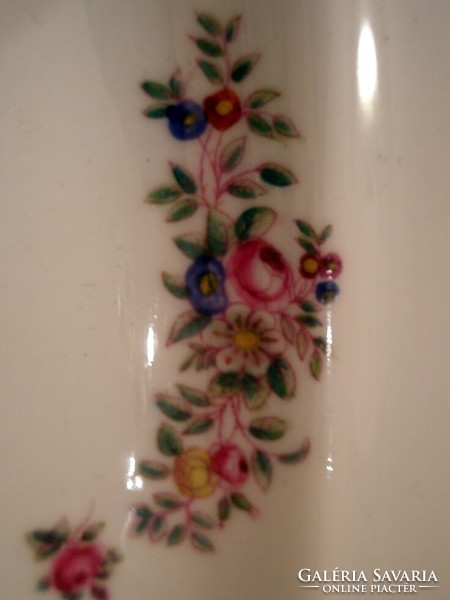 "Prag" hand-painted 55 cm Bieder thick porcelain fish bowl - 1800s