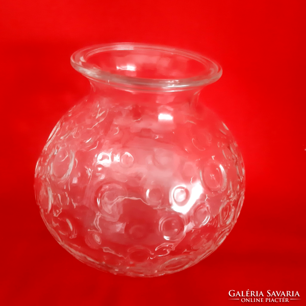 Bubble glass vase, sphere vase (not small)