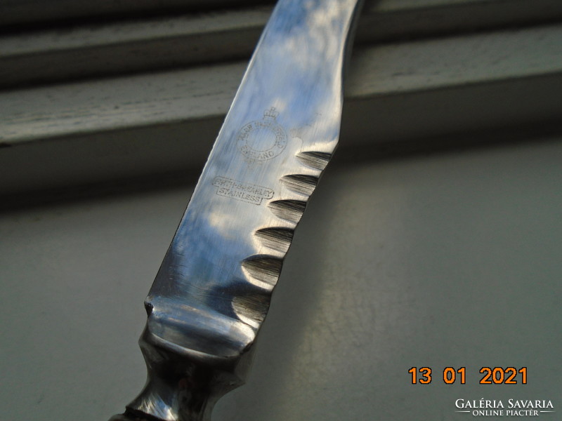 Antik angol FIRTH BREARLEY STAFFORDSHIRE rozsdamentes kés