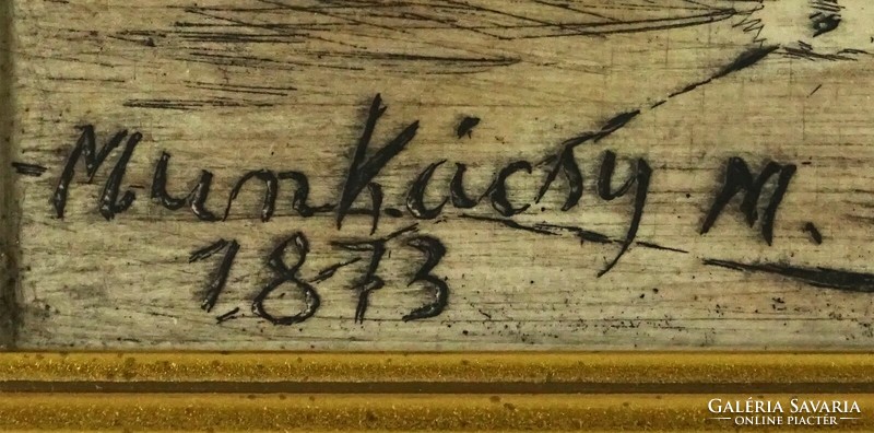 1L742 after Mihály Munkácsy, József Koruz etching: 