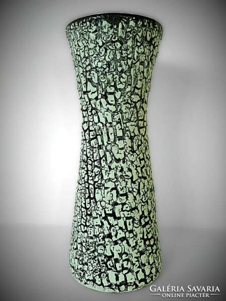 29,5 cm magas, Bán Károly kerámia váza, 1960-as évek