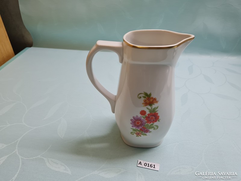 A0161 Zsolnay jug with floral pattern 20 cm