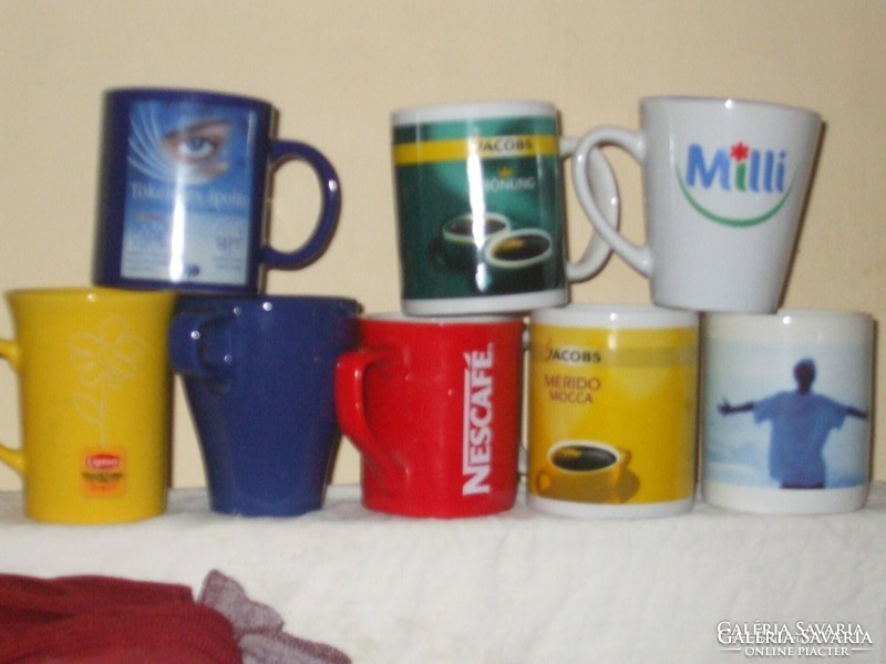 Advertising mugs.