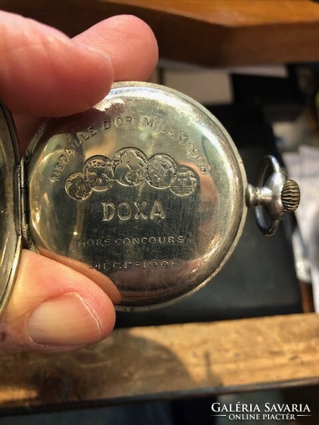 Doxa pocket watch, larger size, perfect condition.