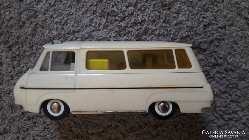 Skoda 1203 ambulance, minibus, retro toy, vintage, flywheel car, kgst, Czechoslovakia