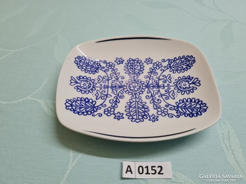 A0152 hólloháza blue flower pattern bowl 14x12 cm