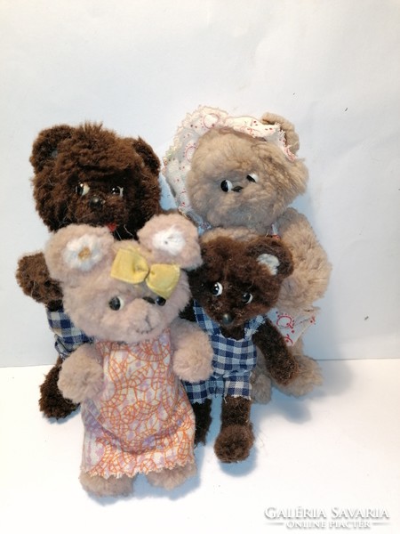 Wire teddy bear, bear family (900)