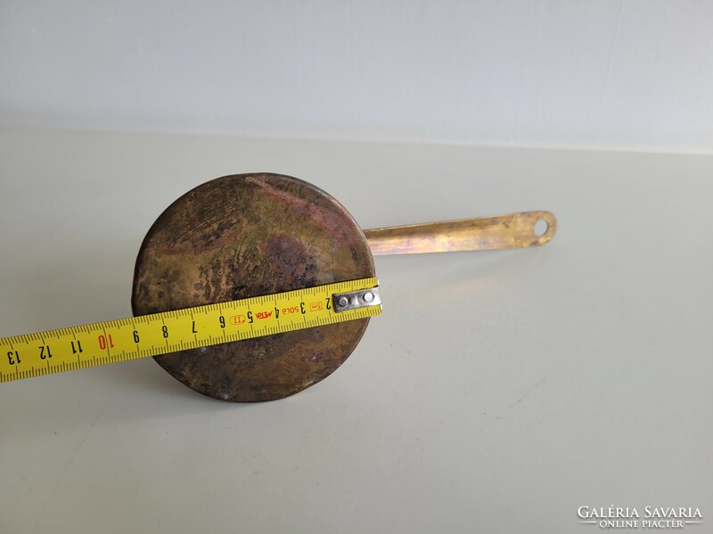 Old vintage copper pourer coffee warming coffee pourer