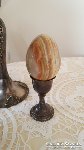 Beautiful marble egg, home decoration