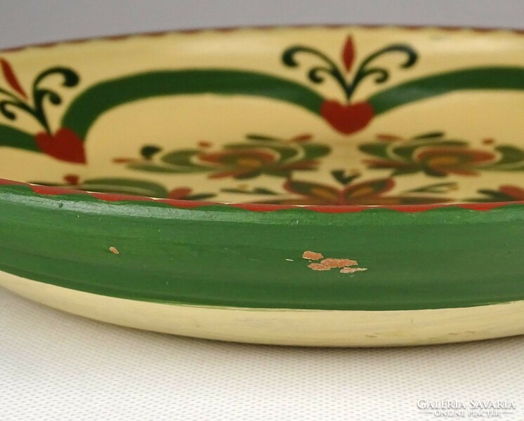 1E279 hand-painted ceramic table center serving bowl fruit bowl 23 cm