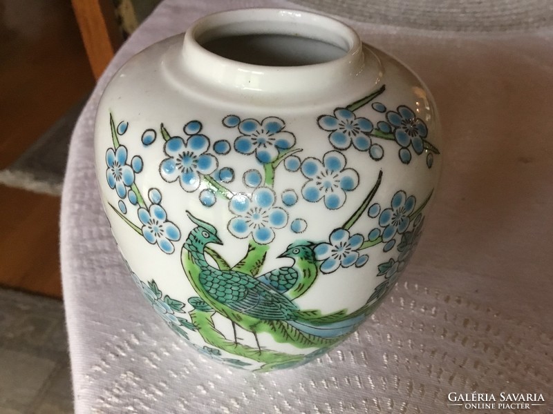 Vase, hand-painted, 11 cm, Japanese (300)