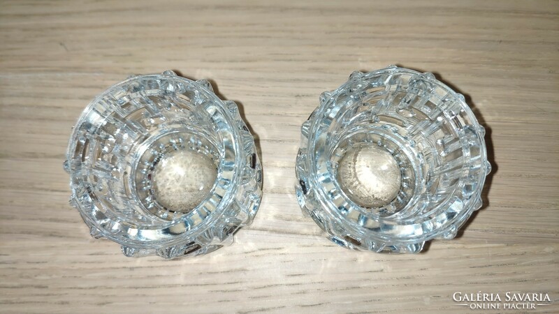 Pair of Frantisek vízner labyrinth candle holders