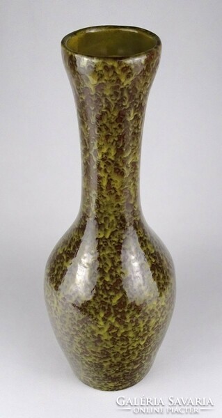 1L811 Mid century retro mázas iparművészeti kerámia váza 39 cm