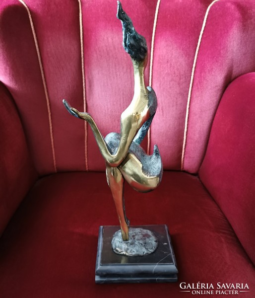 Interesting abstract - bronze sculpture