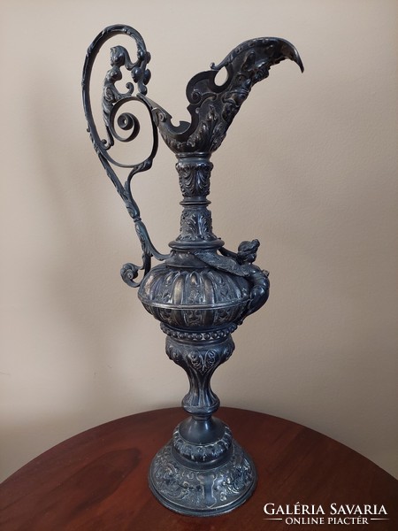 Decorative vase with neo-Renaissance angel figure 48 cm