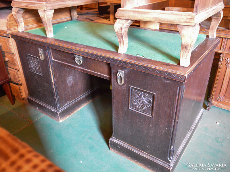 Antik Szecessziós íróasztal (nagy)