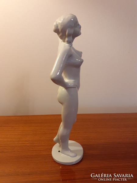 Old vintage female nude sculpture ornament 28 cm