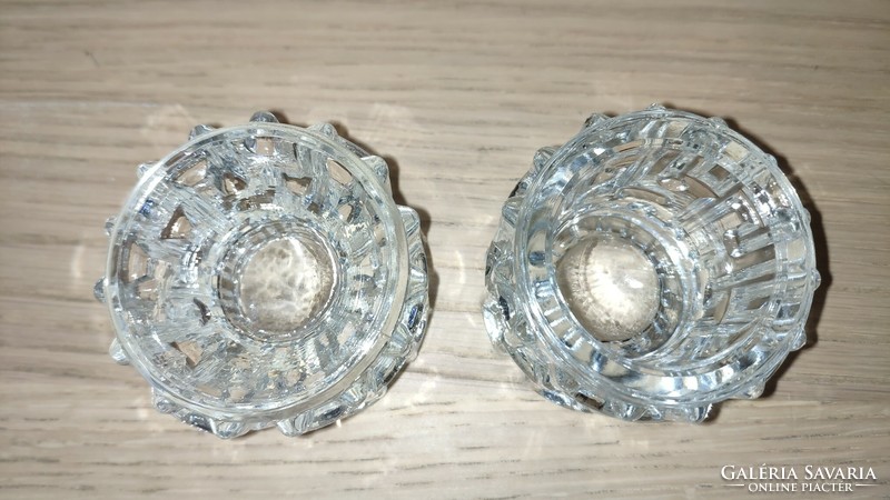 Pair of Frantisek vízner labyrinth candle holders