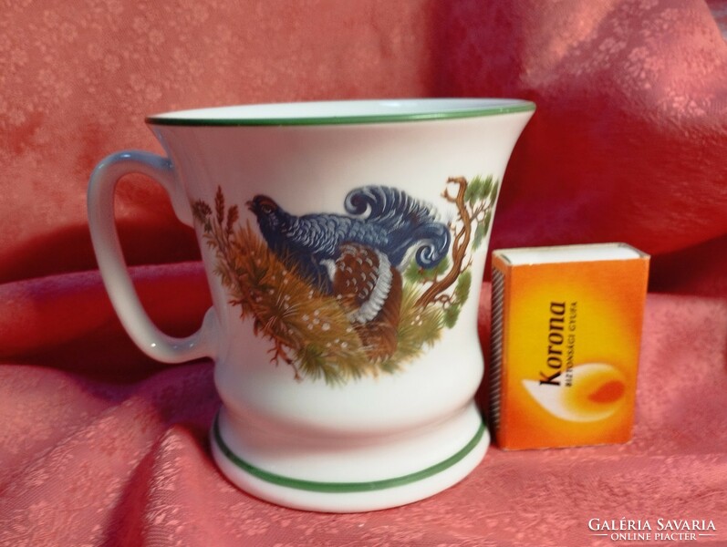 Gyönyörű madaras porcelán teás csésze, bögre
