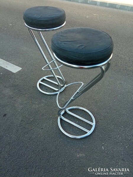 Bauhaus design bar stools 2 pcs