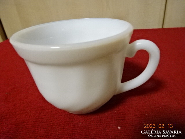 French glass coffee cup, diameter 7.8 cm. Jokai.