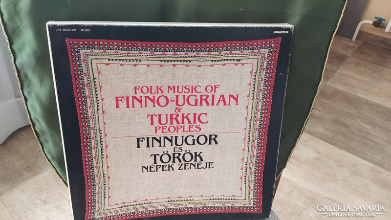 (K) Folk Music Of Finno-Ugrian & Turkic Peoples / Finnugor És Török Népek Zenéje 3LP